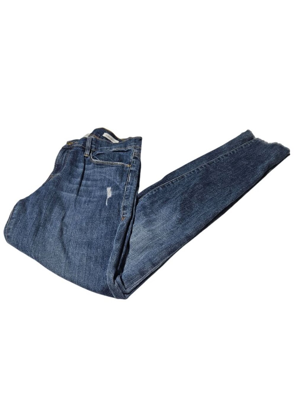 Frame Le Skinny de Jeanne Jeans Womens Size 29 Mid Rise Medium Wash Denim Pants
